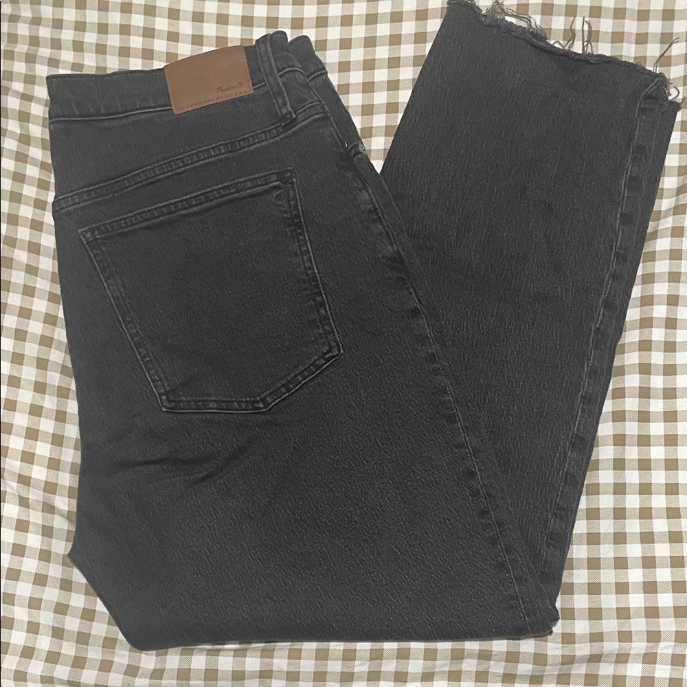 Madewell Women's Dark Gray Boyfriend Jeans